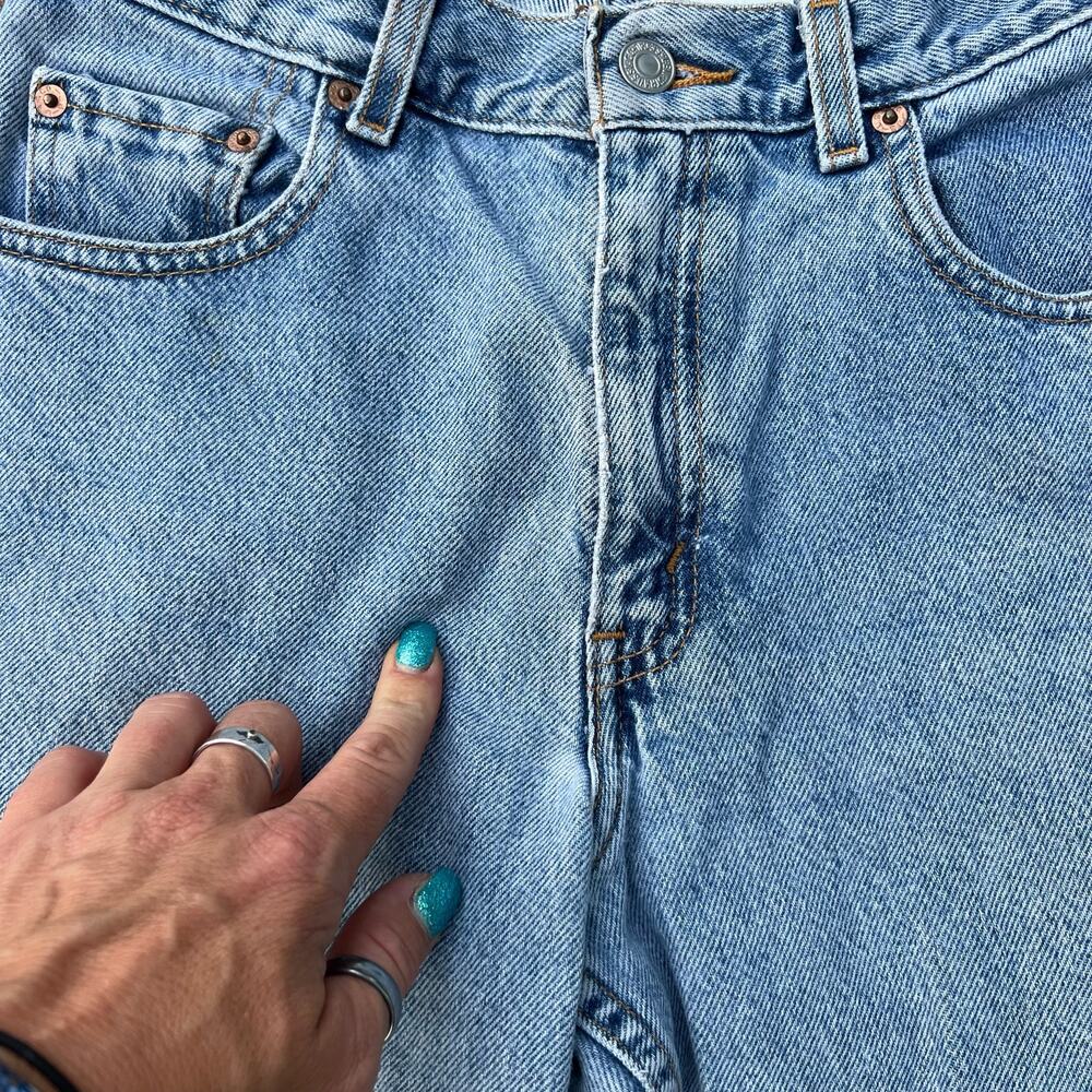 Vintage Y2K Levi’s 550 relax fit tapered leg jeans Ladies 5 Jr M - Picture 4 of 7